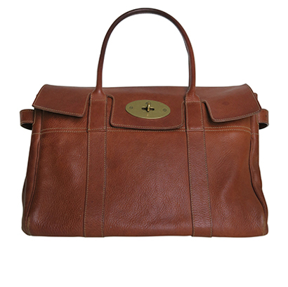 Mulberry Bayswater, £200, Handbags, Tan, Leather, Front view